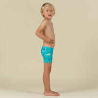 Baby / Kids' Swimming Boxers light blue AQUAMARINE Print