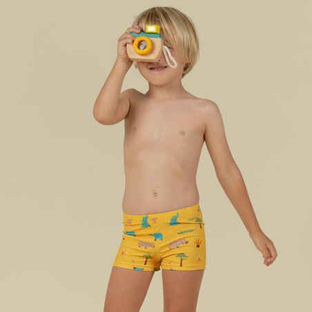 Baby / Kids' Swimming Boxers Yellow SAVANNAH Print