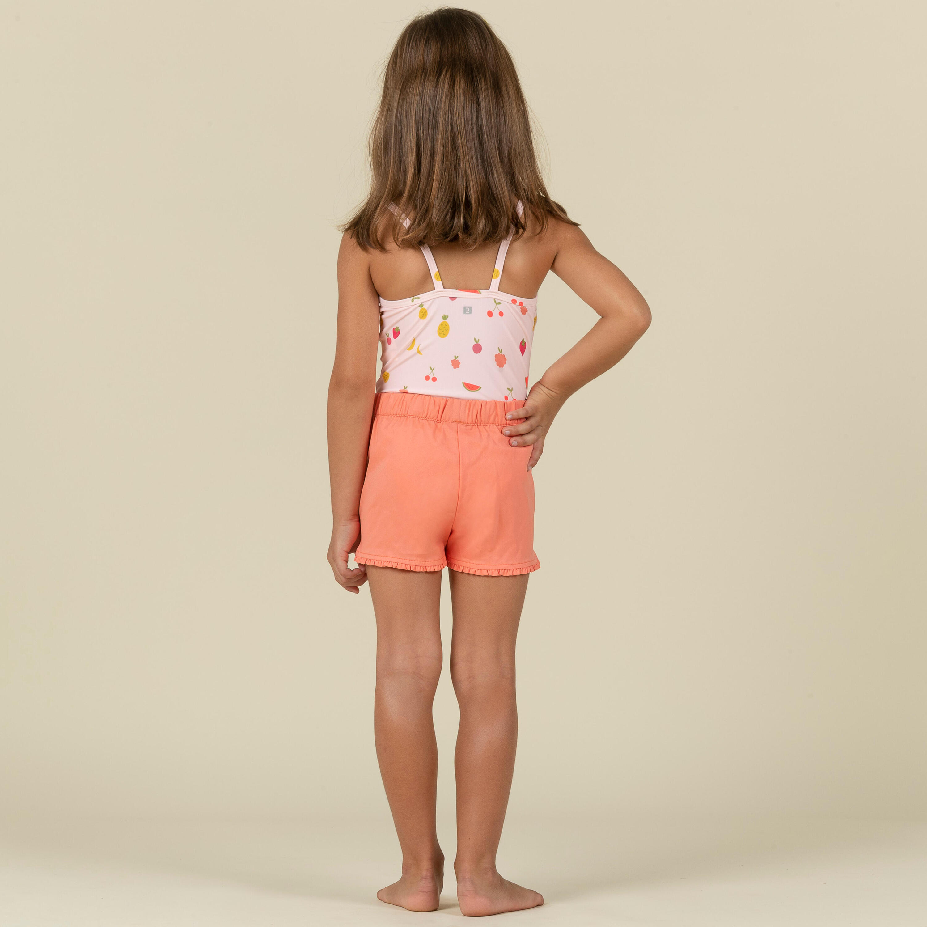 Baby/Kids' Swim Shorts Coral 3/6