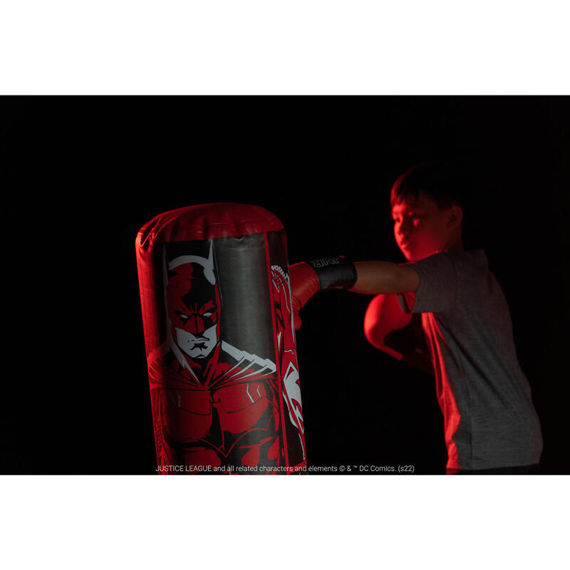 Saco de Boxe Autoportante Insuflável Criança Justice League DC Comics