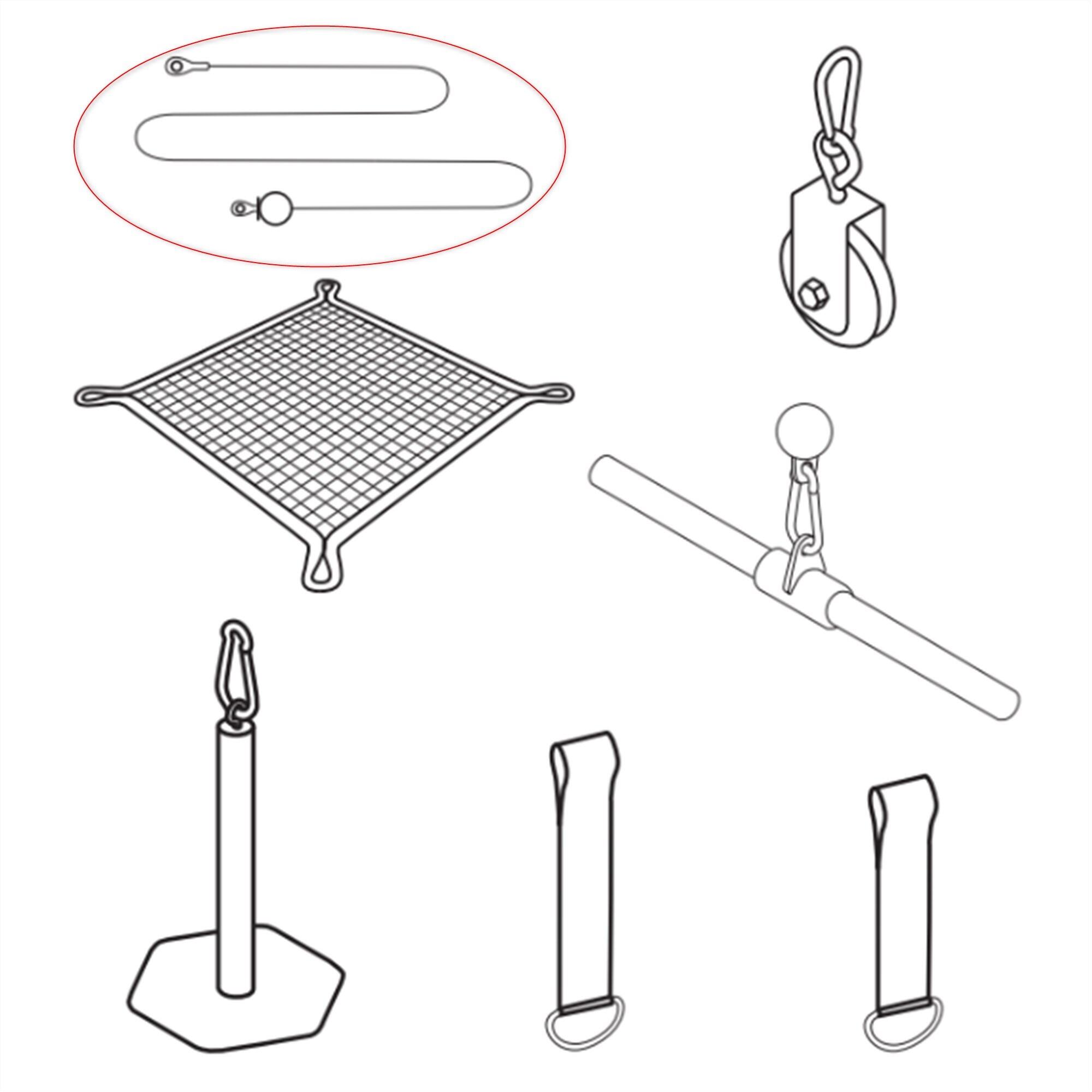 Kabel Kabelzug Krafttraining 3/4