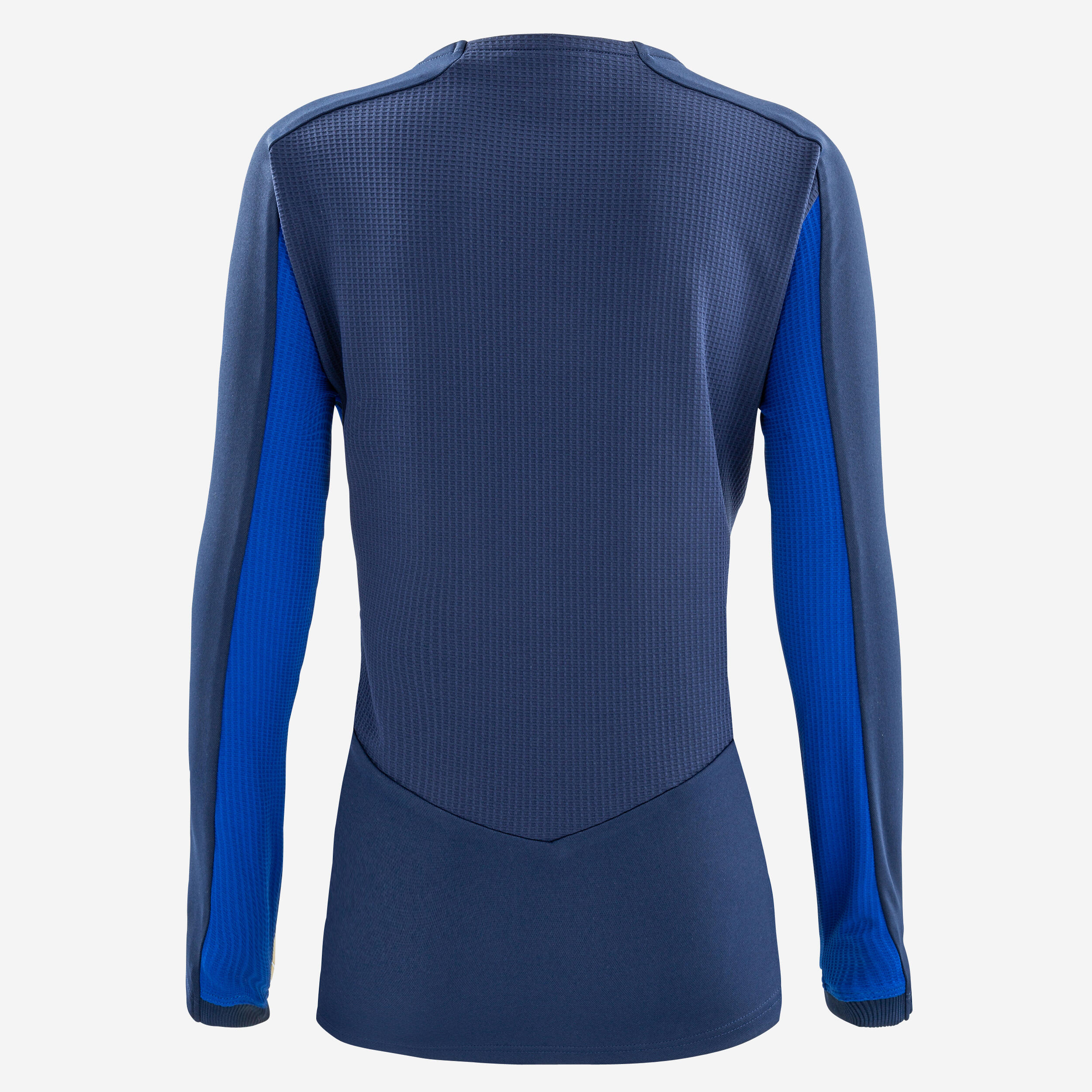 Voetbalshirt kind met lange mouwen Viralto Letters blauw 2/12