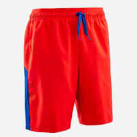 Kids' Football Shorts Viralto Axton - Orange/Blue