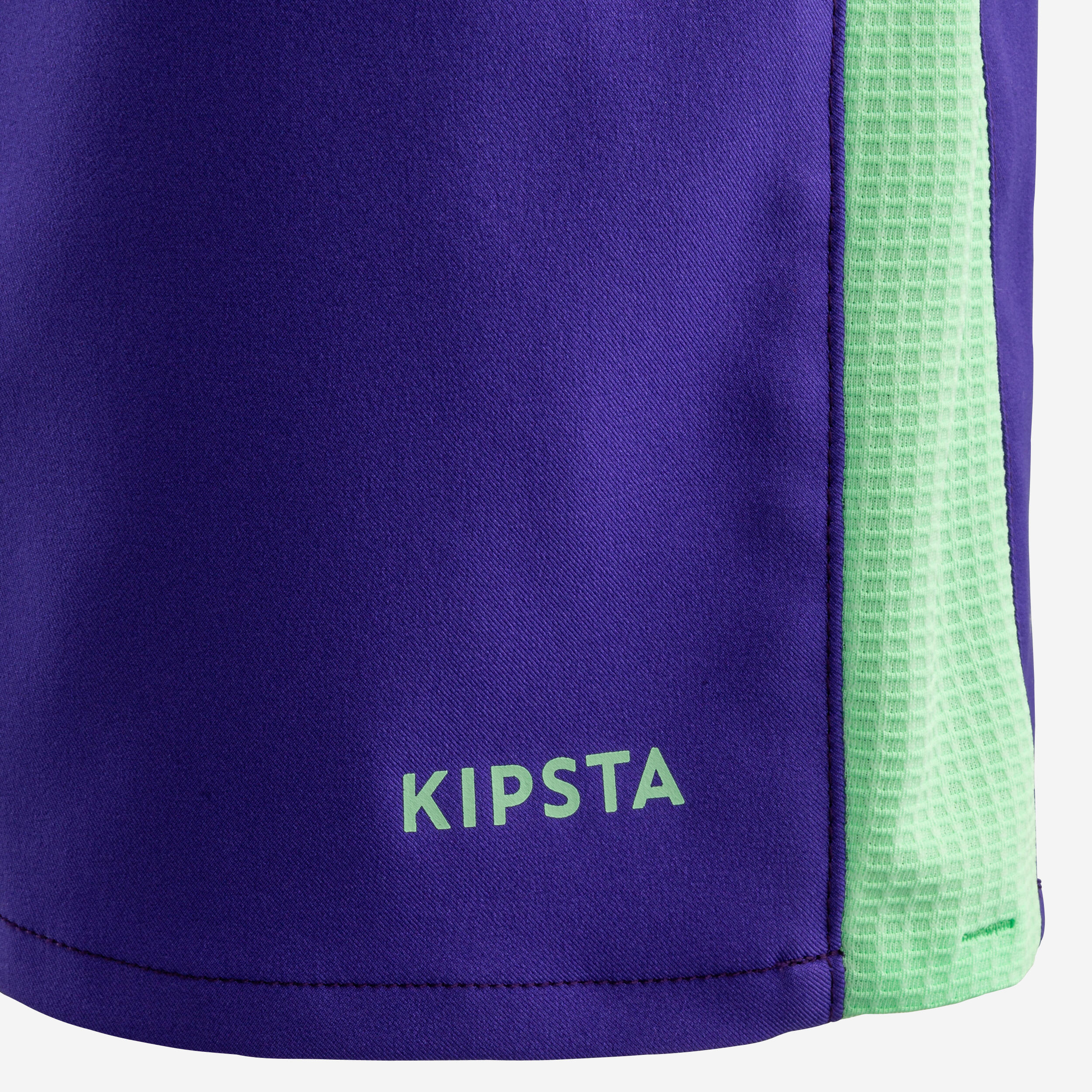 Kids' Football Shorts Viralto - Alpha Purple/Water Green 3/14