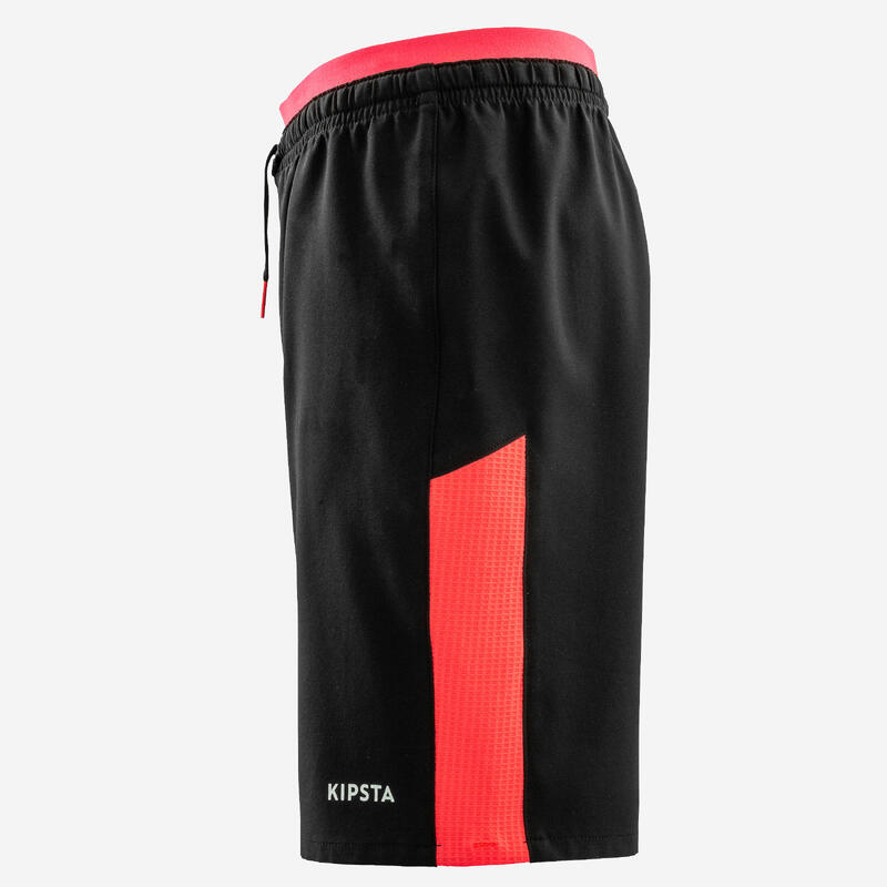 Kinder Fussball Shorts - Viralto Axton schwarz/rosa 