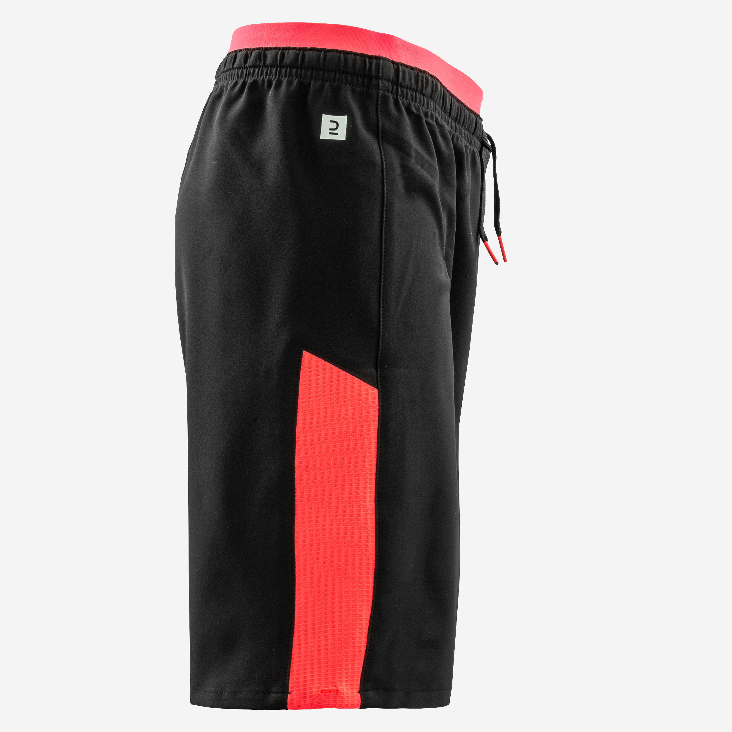 Kids' Football Shorts Viralto Axton - Black/Pink 3/12