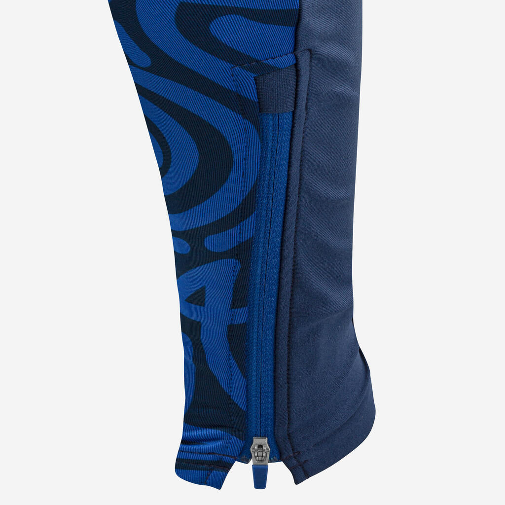 Pantalon de football  VIRALTO JR Letters marine et bleu.