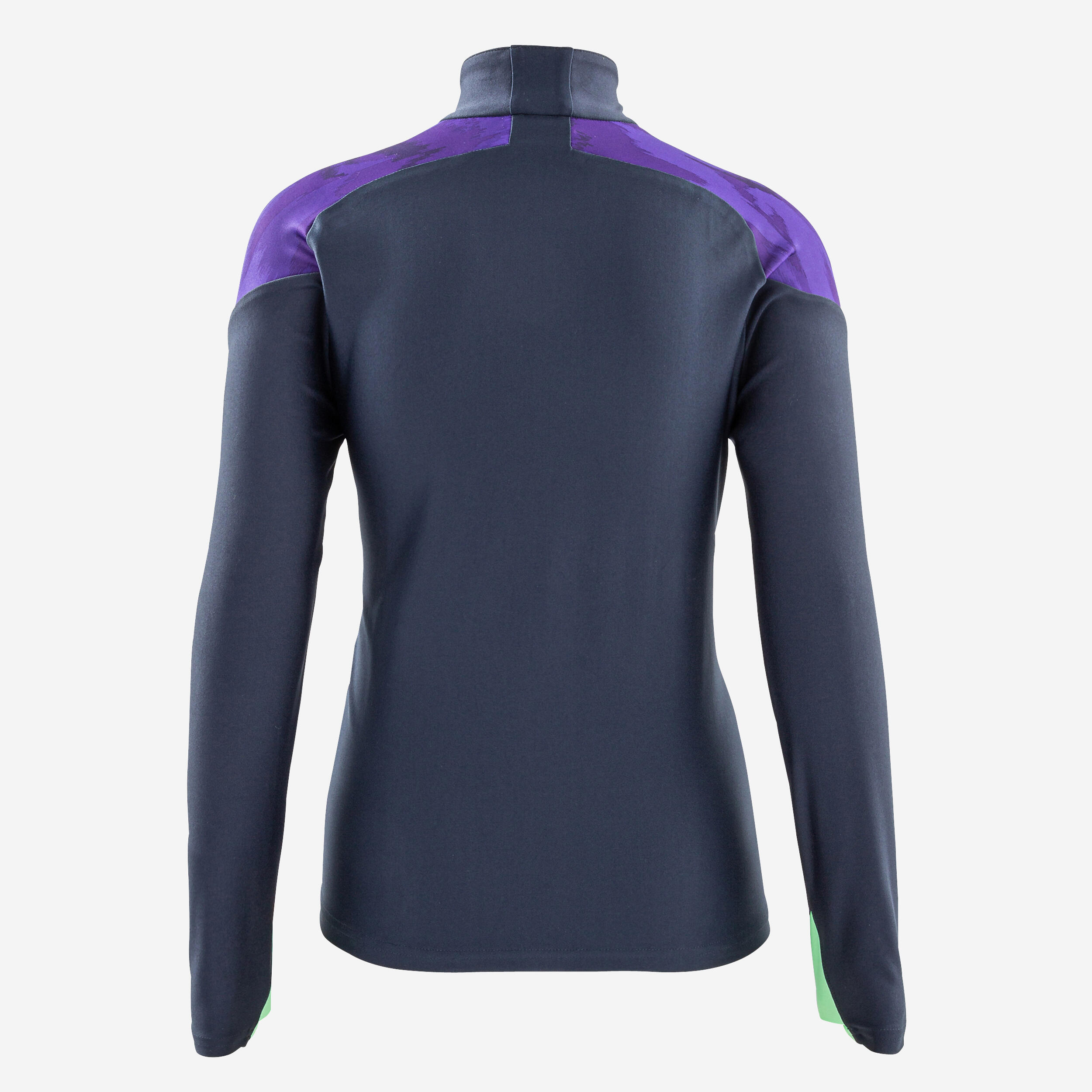 Kids' Football Half-Zip Sweatshirt Viralto Alpha - Navy/Purple/Sea Green 4/8