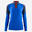 Felpa calcio bambino VIRALTO 1/2 zip blu-arancione fluo