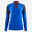 Sweatshirt Kinder Fussball mit Reissverschluss - Viralto blau/neonorange 