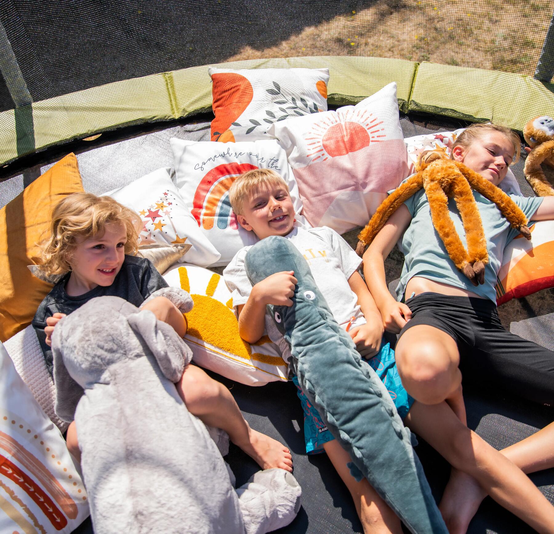 Trampolin 420 rund: Montageanleitung, Reparatur 