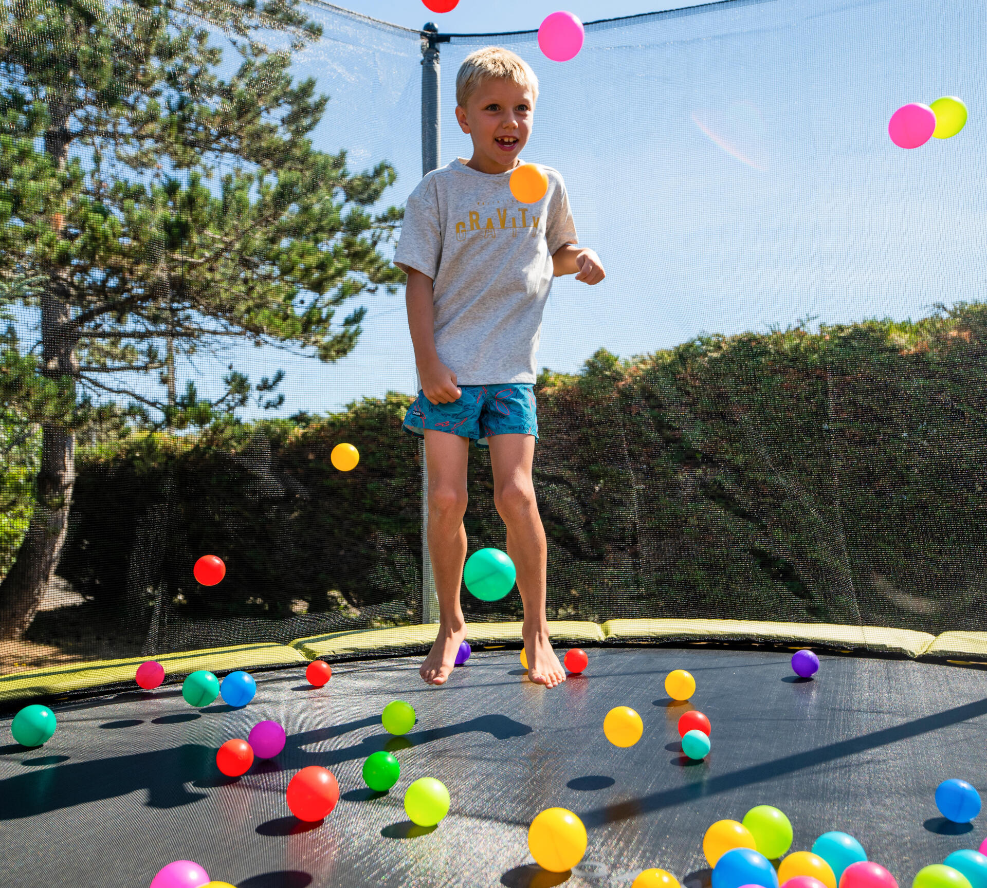 Trampolin 420 rund: Montageanleitung, Reparatur 