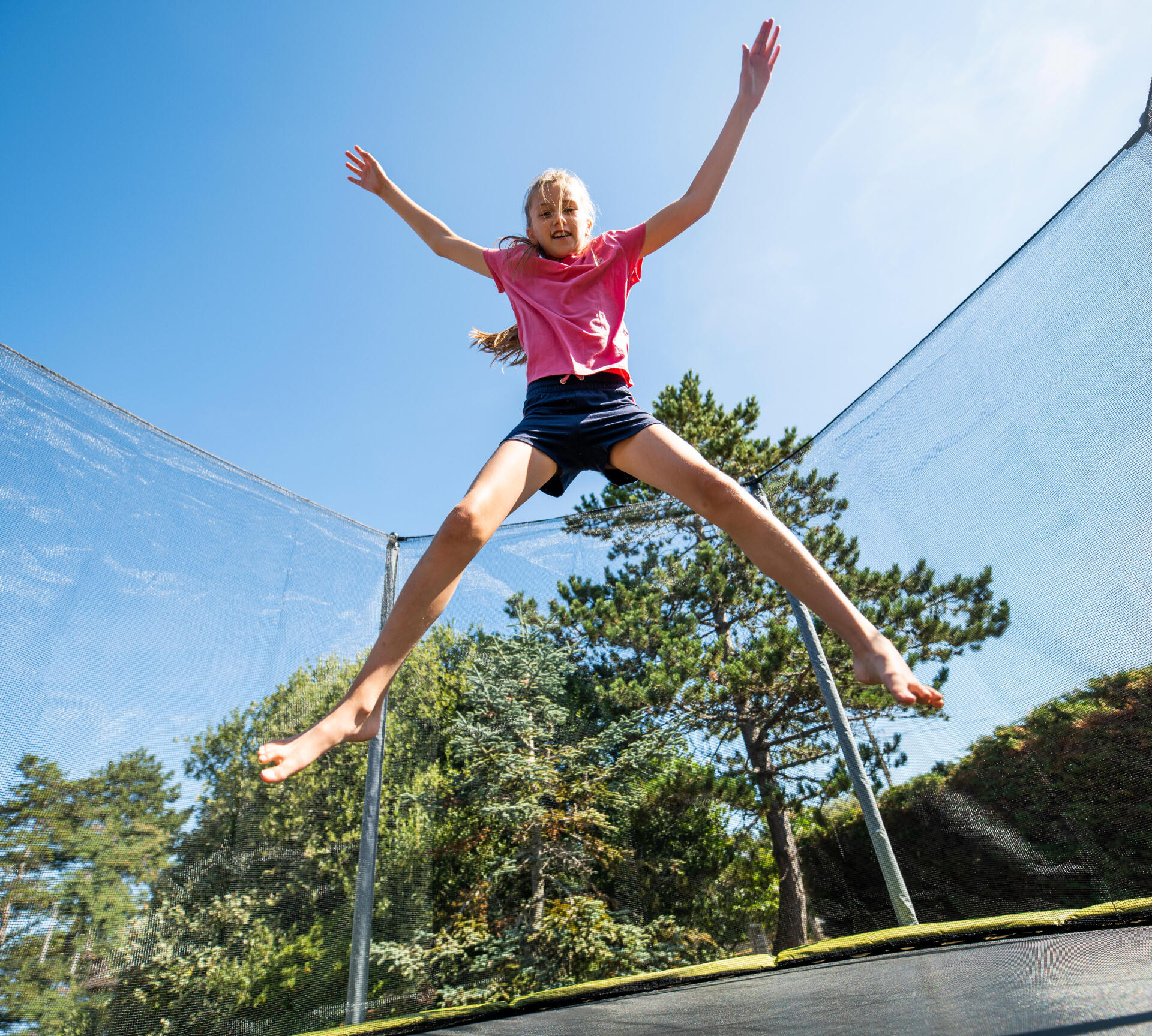 Trampolin 420 rund: Montageanleitung, Reparatur 