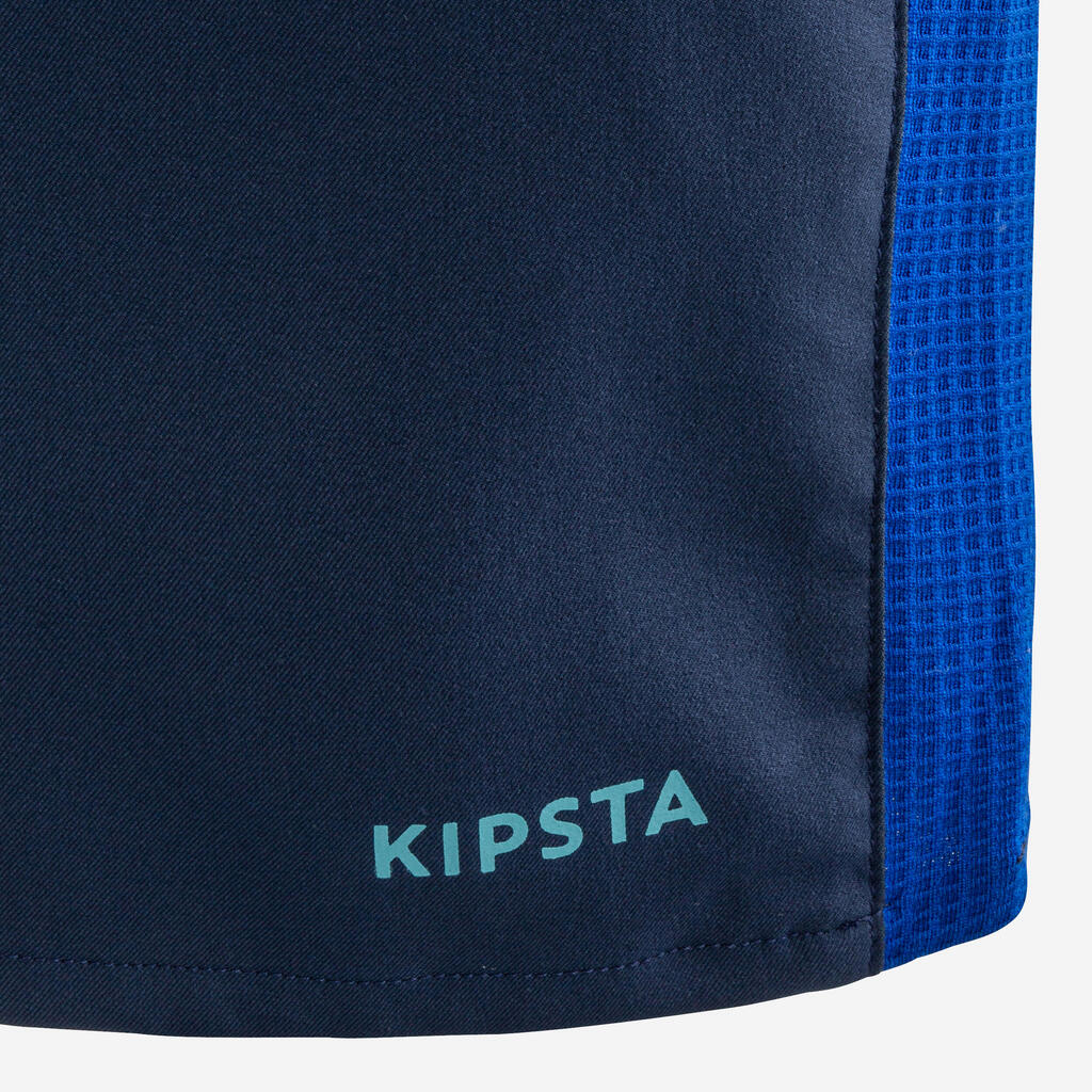 Kids' Football Shorts - Navy & Grey