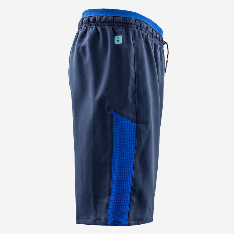 Kinder Fussball Shorts - Viralto Letters marineblau/blau 
