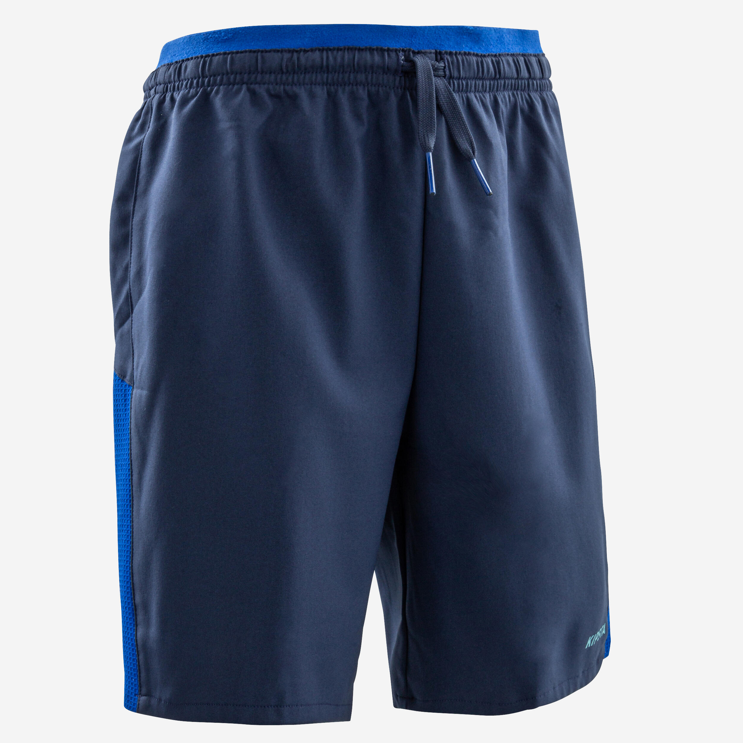 Kids' Football Shorts Viralto Letters - Navy/Blue 1/15