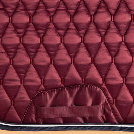 Horse Riding Dressage Saddle Cloth for Horse 900 - Burgundy