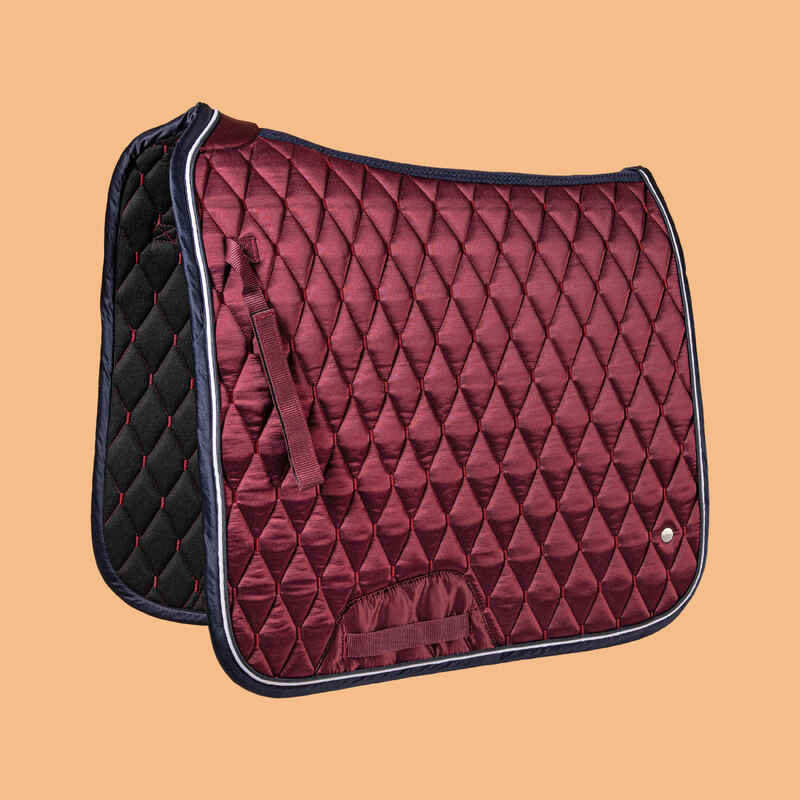 Horse Riding Dressage Saddle Cloth for Horse 900 - Burgundy