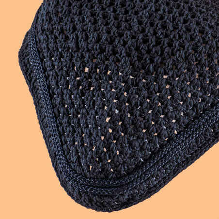 Horse Riding Ear Net - Navy