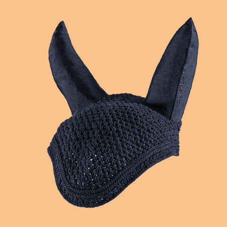 Horse Riding Ear Net - Navy