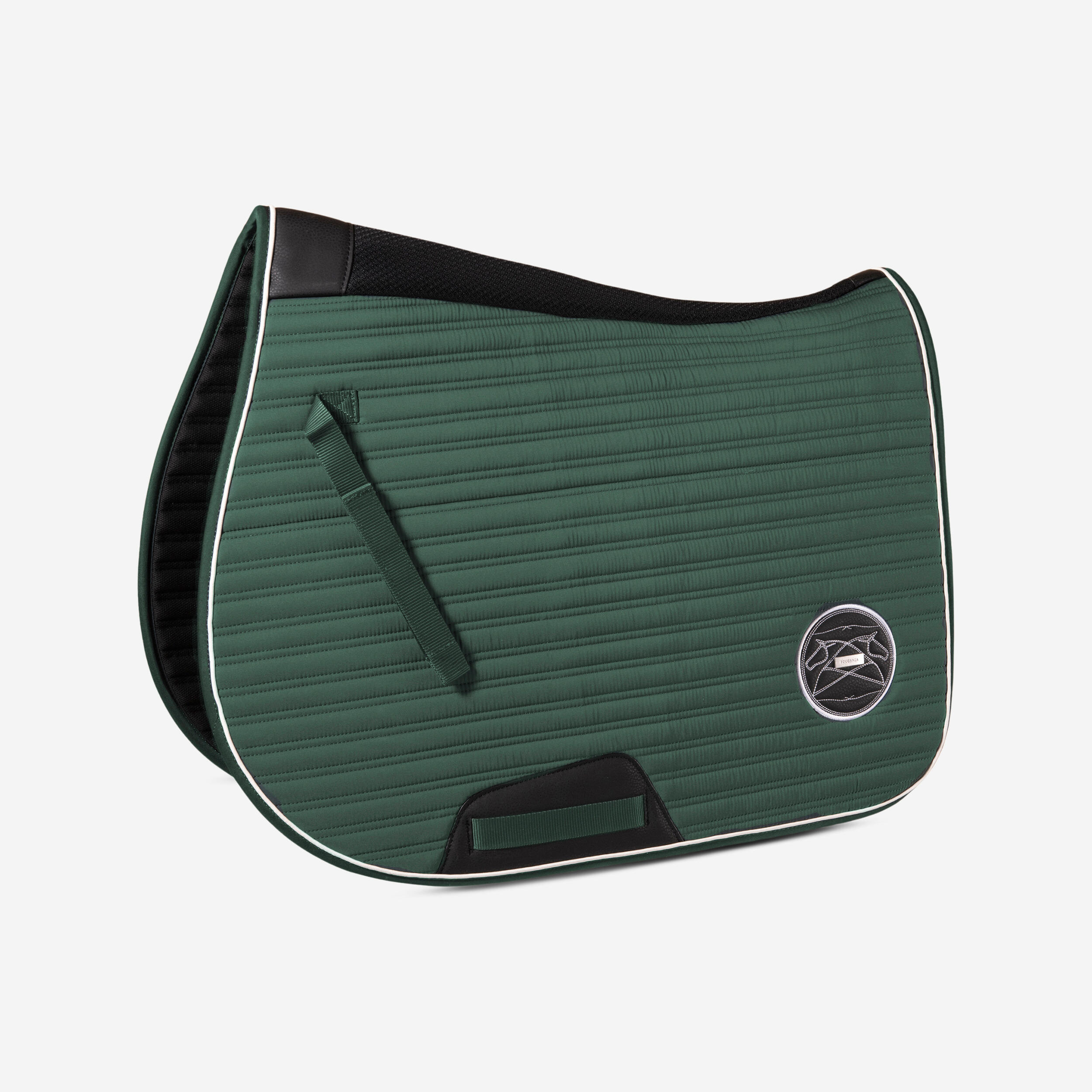 FOUGANZA Horse Riding Saddle Cloth for Horse and Pony 900 - Green