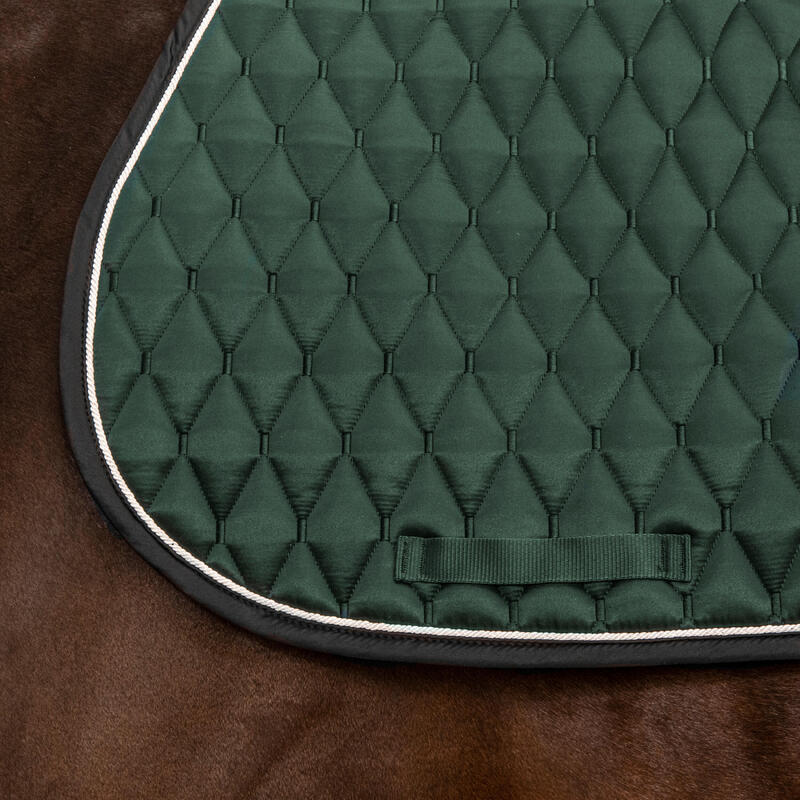 Sottosella equitazione cavallo e pony 500 STRASS verde 