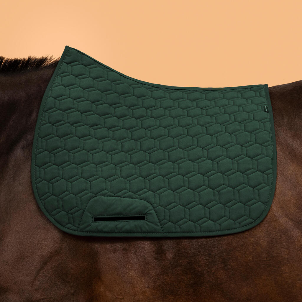 Reversible Horse and Pony Saddle Cloth 500 - Burgundy/Terra Cotta