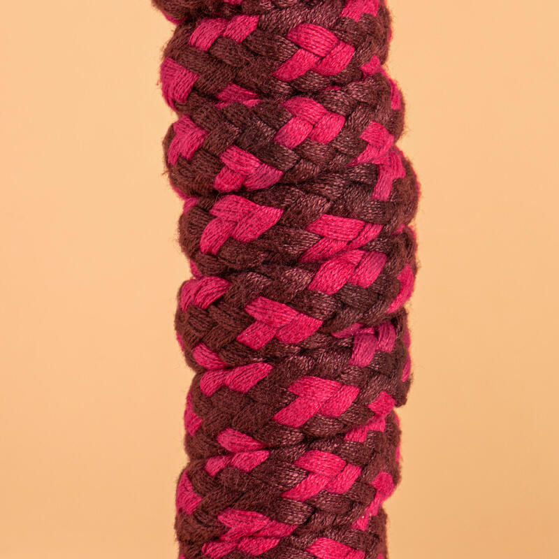 Führstrick Tack 2 m bordeaux/rosa