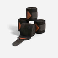 Horse and Pony Polo Bandages x 4 - Black