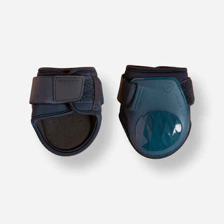 Fetlock Boots for Horses 500 Twin-Pack - Navy
