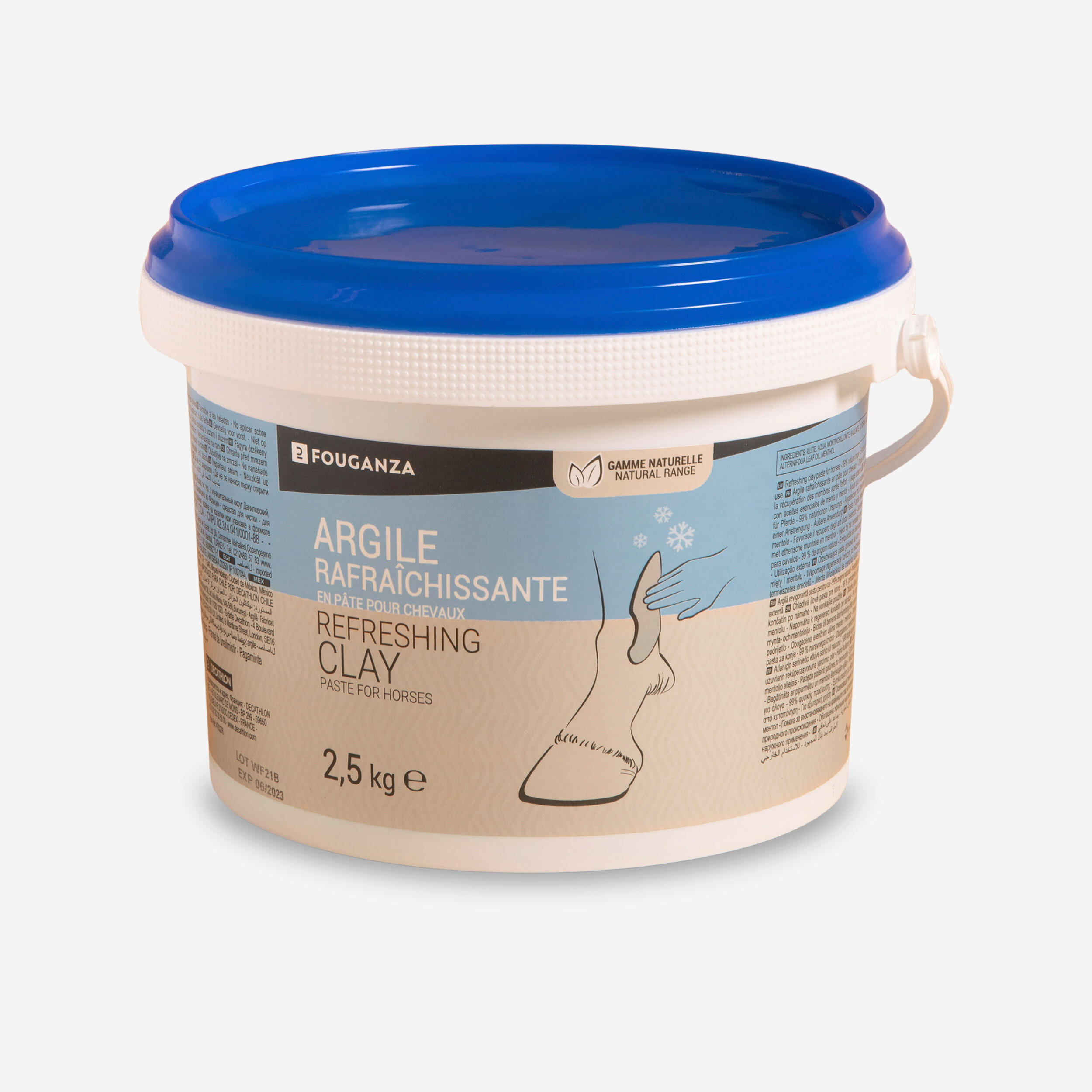 Argilla rinfrescante per cavalli e pony - 2,5 kg