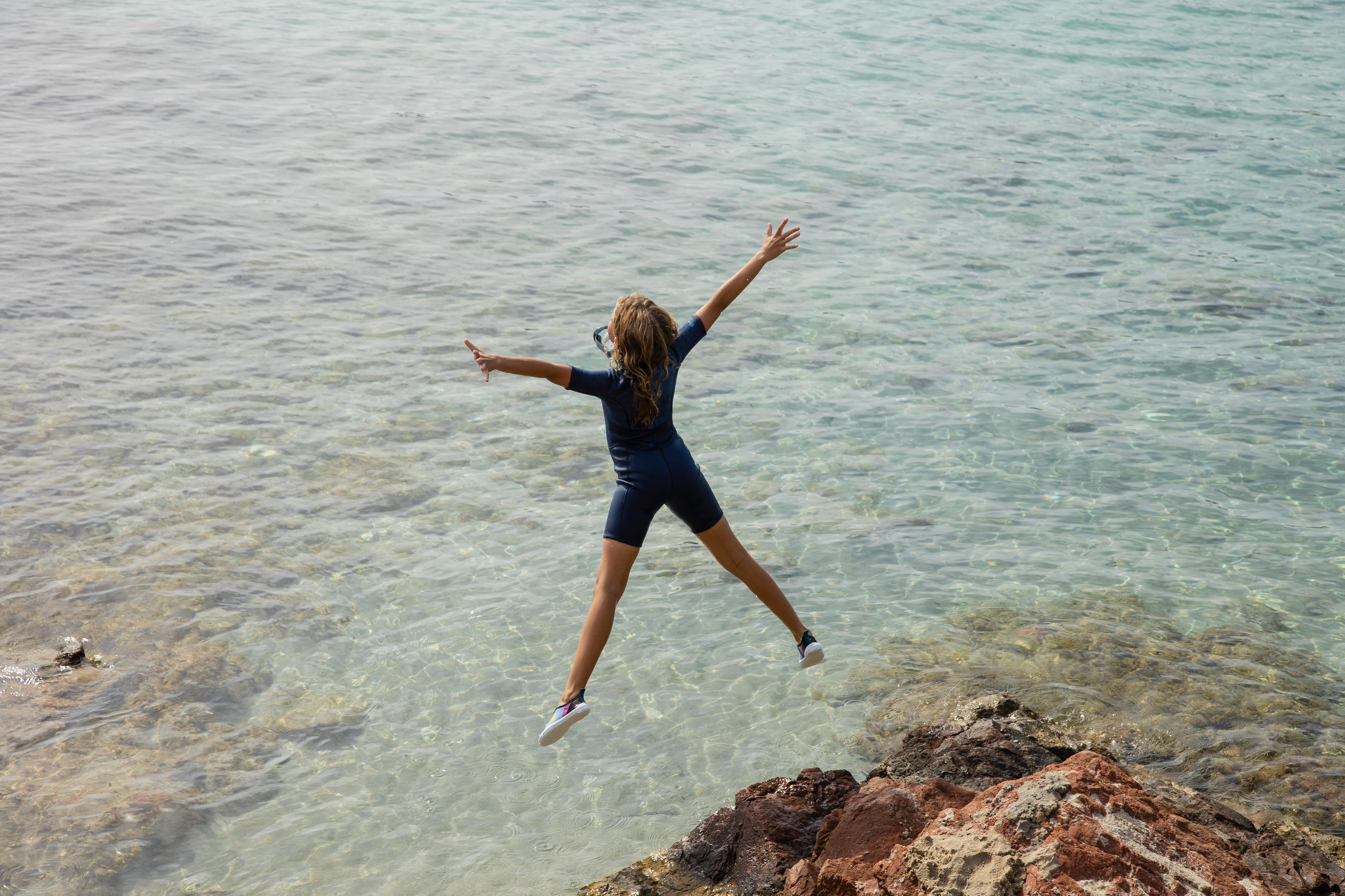 Masque de plongée pour enfant - SNK 500 gris - DECATHLON