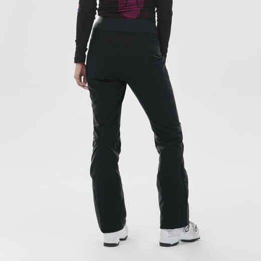 
      Moteriškos šiltos ir priglundančios slidinėjimo kelnės „500“, juodos
  