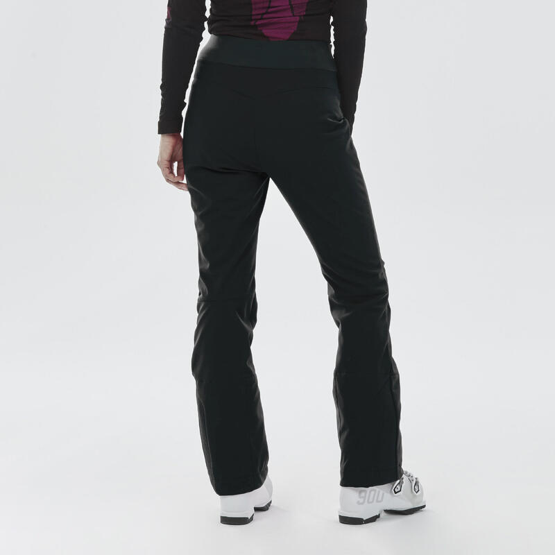 Pantalon de ski slim femme - 500 - noir