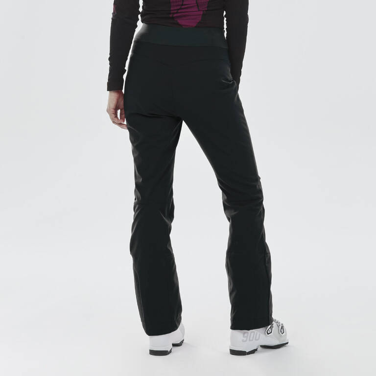 Women's Ski Trousers 500 Slim - Black