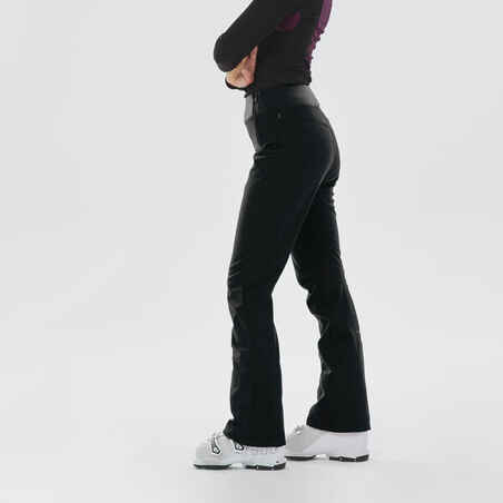 Women's Ski Trousers 500 Slim - Black
