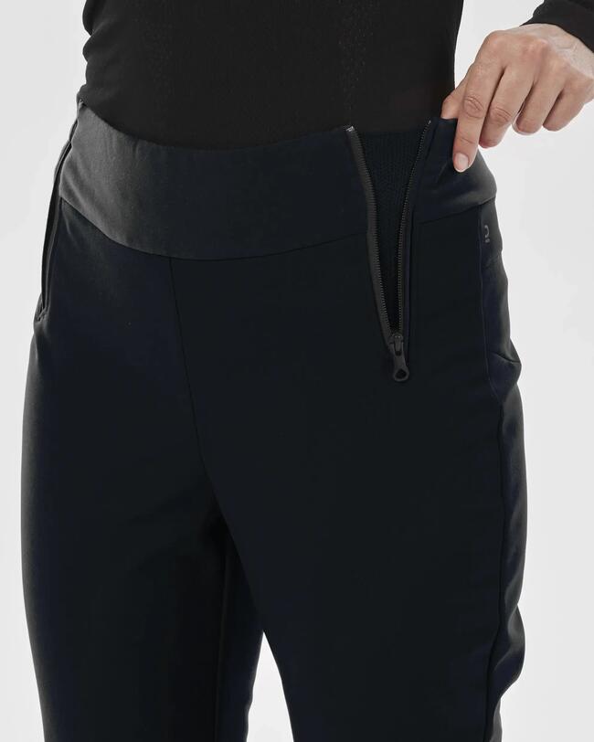 Women's Ski Trousers 500 Slim - Black