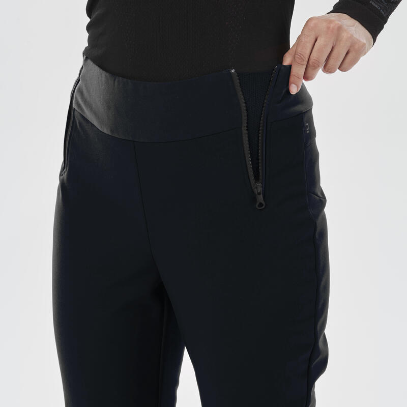 Skibroek voor dames 500 slim fit zwart