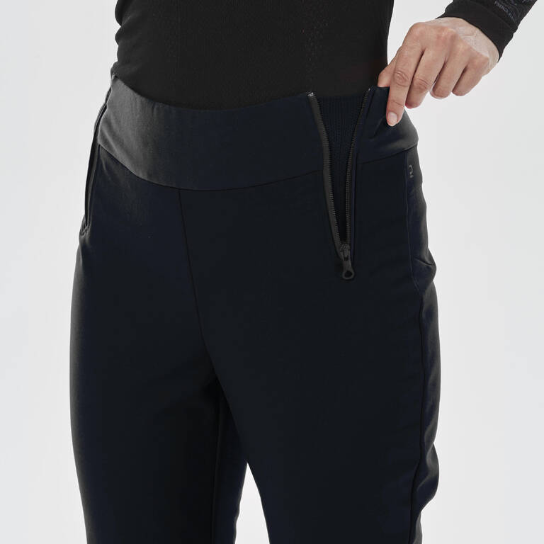 Women's Ski Trousers 500 Slim - Black