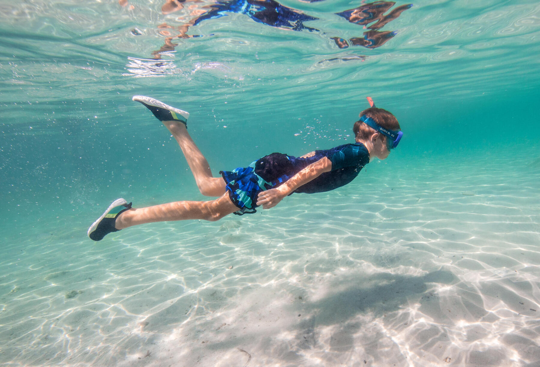Débuter le snorkeling à l'aide d'un masque et tuba