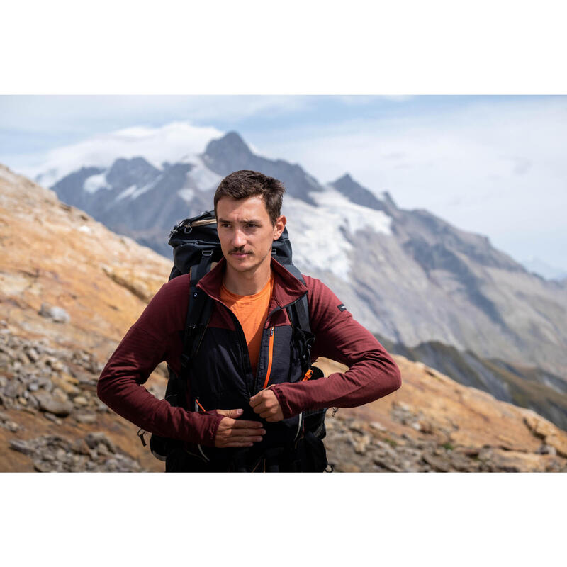 Casaco térmico de trekking lã merino MT900 - Homem