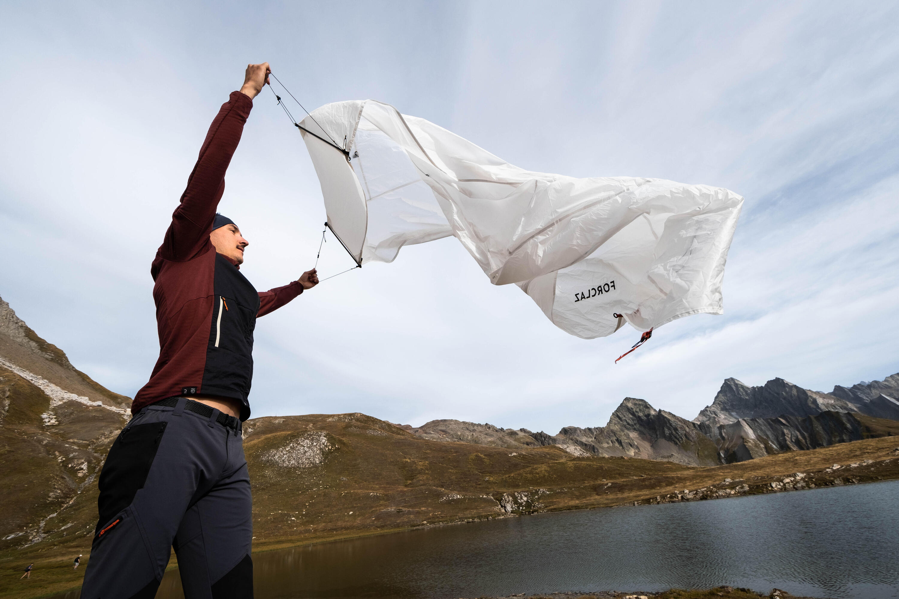 Tente tarp de trekking 1 place MT900, légère et compacte 15/18