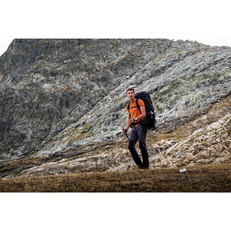 Erkek Outdoor Su Tutmaz ve Rüzgar Geçirmez Trekking Pantolonu - Gri - MT900