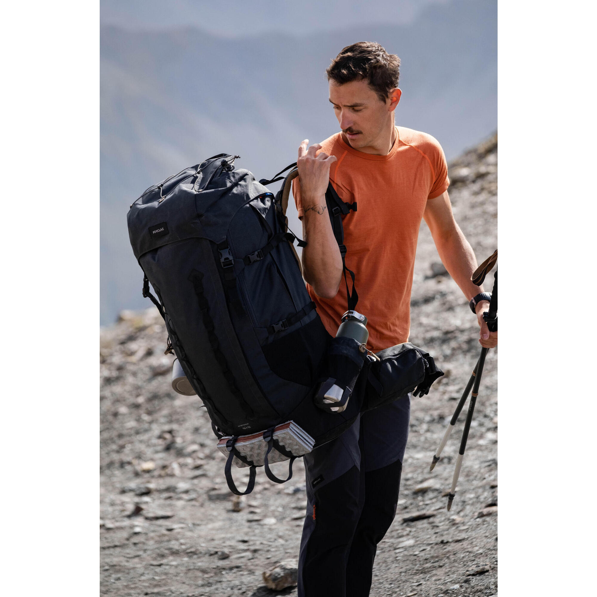 Sac dos de trekking Homme 70 10 L MT900 SYMBIUM FORCLAZ