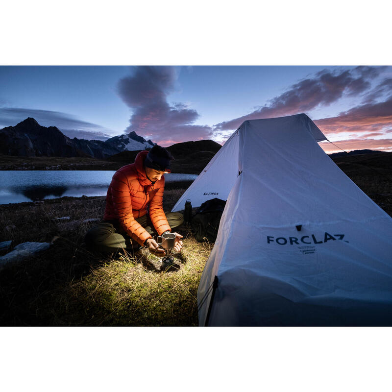 Cort tip prelată de trekking 1 persoană, ultralight 920g și ultra compact, MT900