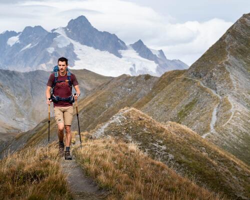 Męska koszulka trekkingowa z krótkim rękawem MT500 merino