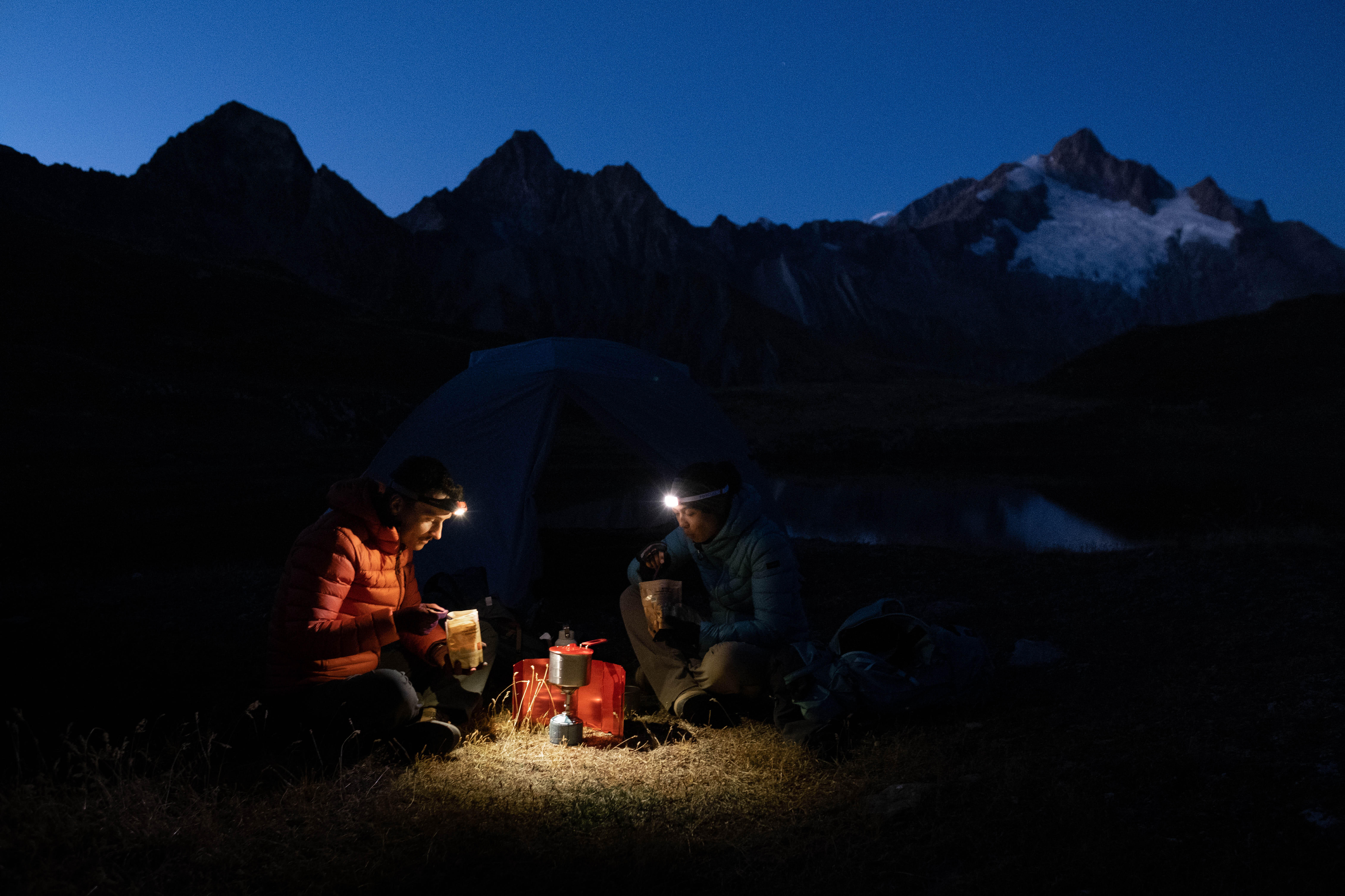 Hiking Stove Windshield - MT 500 Orange - FORCLAZ