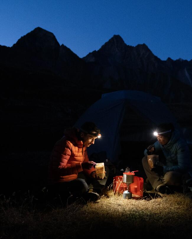 Oplaadbare hoofdlamp- 600 lumen - HL900 USB V3 kaki
