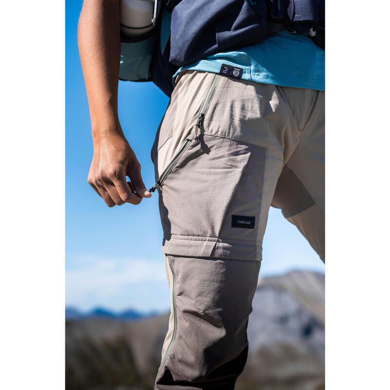 Kadın Outdoor Trekking Modüler Pantolon - Bej - MT500