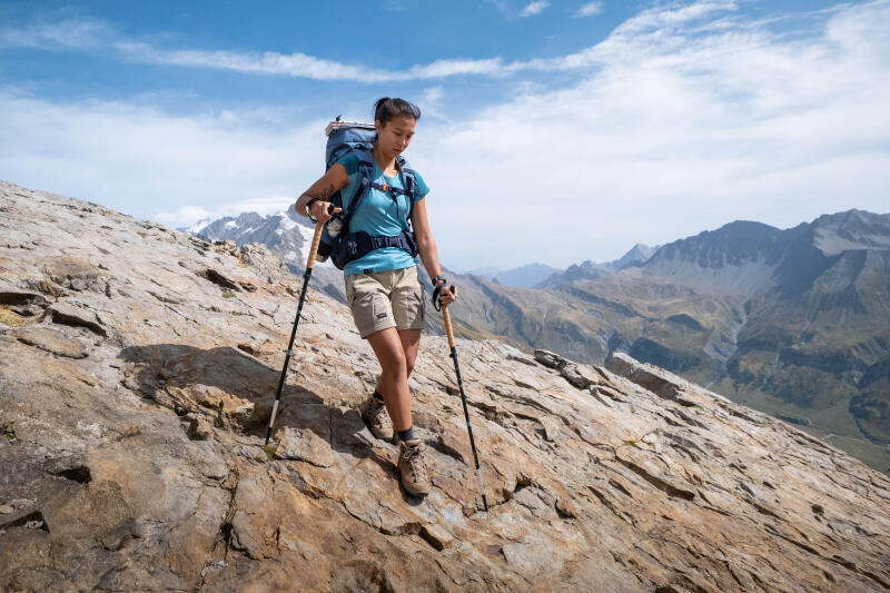 Buty trekkingowe damskie MT500 Vibram skóra wodoodporne